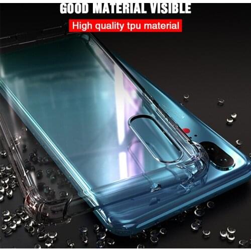 AirBag Silicone Shockproof Transparent Case For Huawei Honor 8X MAX 9X Play 3 3E Note 10 30 Pro Anti Knock Soft TPU Phone Cover
