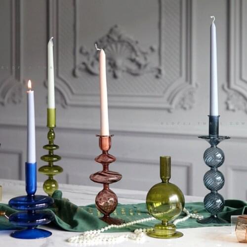 Candle Holders For Home Decor Glass Wedding Decoration Candle Holder Candlestick Candlestick Holder