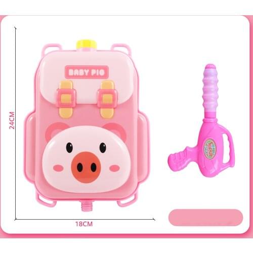 Mail Doughnut Backpack Water Gun Beach Water Stall Childrens Toy Boys And Girls Spray Pull Water Gun Cute Backpack Water Gun