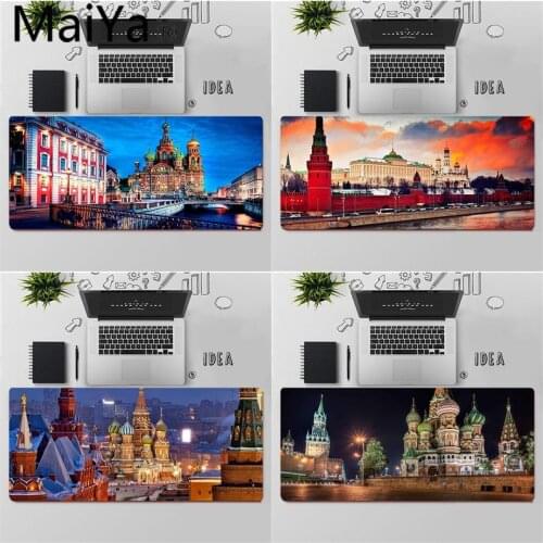 Maiya Russian Federation Moscow Saint Petersburg Durable Rubber Mouse Mat Pad Free Shipping Large Mouse Pad Keyboards Mat