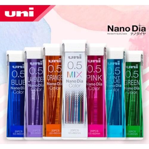 1Pcs Japan Uni Nano Dia Color 0.5-202NDC colored Mechanical pencil leads refills 0.5mm writing supplies 202NDC