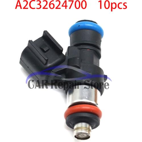 10pcs Fuel Injector Nozzle A2C32624700 For Chevrolet Corvette LS3 L99 For Camaro SS 6.0 6.2 7.0L 0280158051