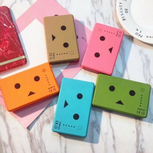 Japanese style Cheero Power Plus Danboard version 10400mAh Flavors Large capacity colorful mobile power bank with Storage bag