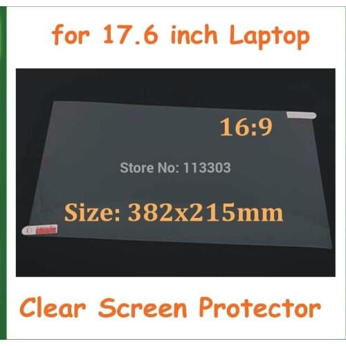 20pcs Ultra Clear Screen Protector for 17.6 inch LCD Computer Monitor Laptop Notebook PC Protective Film Size 382x215mm 16:9