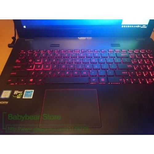 Silicone Protective Laptop 15'' Keyboard Skin For Asus Rog Gl552 Gl552J Gl552Jx Gl552Vx Gl552Vw Gl552Vl Vm510L F A540U Fx50Vx