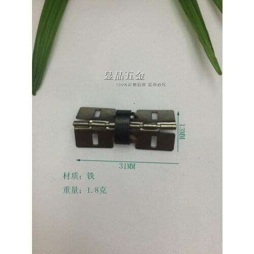 100 / pack 31*13mm Green bronze Drawers hinge Equipped with spiral wholesale