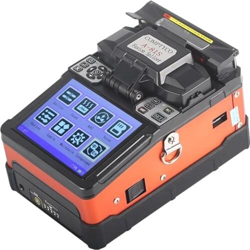 A-81S Orange Optical Fiber Fusion Splicer Fiber Optic Welding Splicing Machine