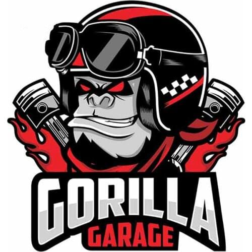 Car Sticker Decoration Bumper Motorcycle Trunk Helmet Wall Sticker Gorilla Decoration Accessories Creative Auto Decoration