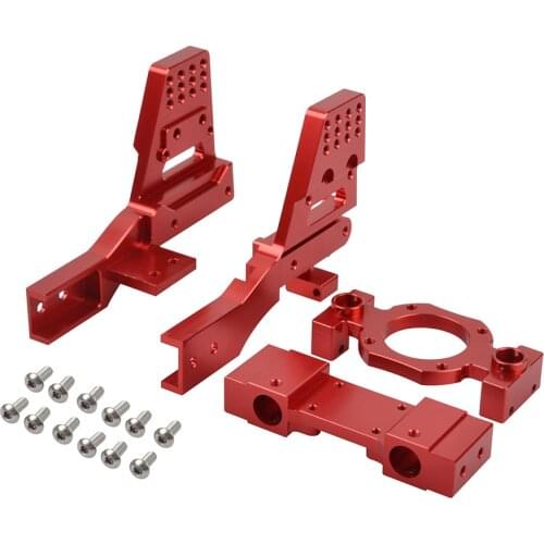 Aluminum Alloy Front Shock Towers body Bumper Mount for Redcat GEN8 Scout II