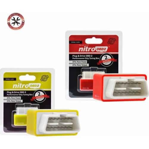 New Arrival Plug and Drive OBD2 Chip Tuning Box Performance NitroOBD2 Chip Tuning Box for Diesel Cars