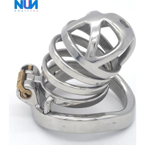 NUUN Protect penis Decorate the penis Protect the love Prevent cheating Penile shaped Stainless steel materials Chastity lock