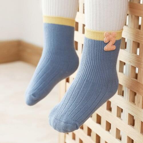 Autumn seamless socks for girls 3 pairs/lot toddler socks girls and boys socks kids baby three-dimensional cartoon accessories