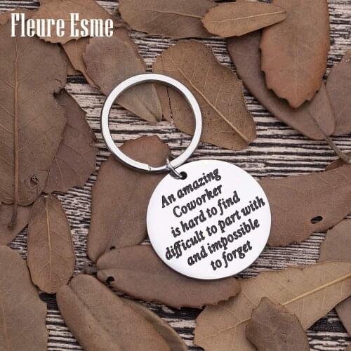 Gifts for Coworkers Men Women Keychain Appreciation Gifts Boss Colleagues Retirement Leaving Gifts Thank You Gifts for Him Her