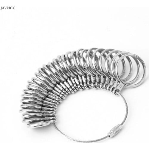 Easy To Use 0-13 Finger Ring Metal Sizer Gauge Measure Jewelry Size Tools New