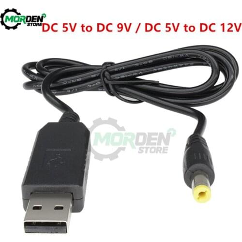 USB Power Boost line Wire DC 5V to DC 9V / DC 5V to DC 12V Step UP Module USB Converter Adapter Cable 2.1x5.5mm Plug