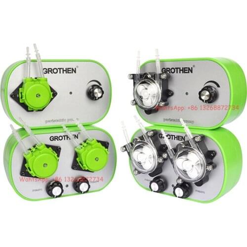 FY Food Grade Self-Priming Pump 4-18ml/min 2, G728-1 Stepless Speed Regulation Peristaltic Pump Three Rollers Single Head G628-1