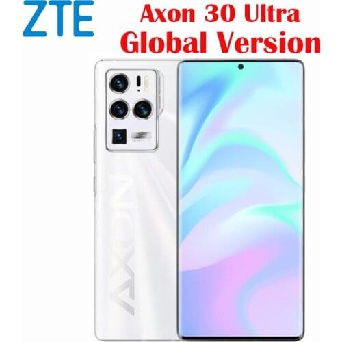 Official New Original Global Version ZTE Axon 30 Ultra 5G Cell Phone Snapdragon 888 Octa Core 6.67'' AMOLED 64MP 65W Fast Charge