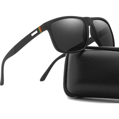 Brand Polarized Sunglasses Square Frame Classic Male Coating Mirror Sunglass Men Driving Sun glasses UV400 Shades gafas de sol