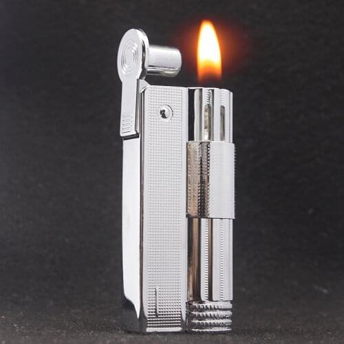 Vintage Retro Battlefield Kerosene Lighter Commemorative Nostalgic Creative Gasoline Petroleum Lighters Smoking Gadgets For Men