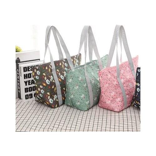 Waterproof foldable portable llunch box bag thicken lunch box bag large insulation bag lunch with rice bag lunch tote
