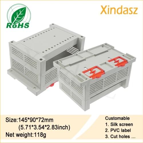 XD0103010)145*90*72mm 5.71*3.54*2.83inch din rail mount enclosures plastic case din