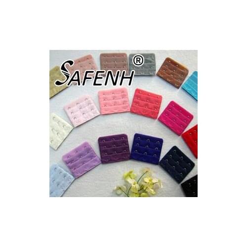 1PC Bra Extender Strap Extension 3 Hooks Candy Color Intimates Replacement Bra Extender For Women
