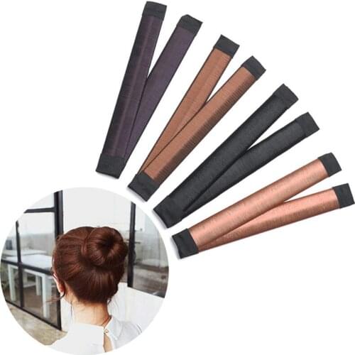 1Pcs Multi Function Magic Hair Styling Hair Donut Girls Hair Maker French Twist Magic DIY Bun Hair Accessories