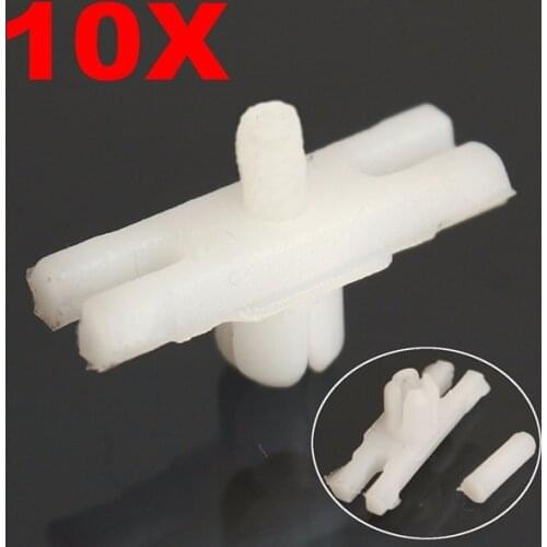 10x Side Door Trim Moulding Strip Plastic Clips For VW /GOLF /MK1 /Jetta Old Beetle