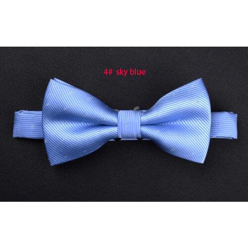 2018 Bow Ties For Male Silver Dot Shing Business Suite Shirt Cravate Wedding Lurex Jacquard Microfibra Bowtie