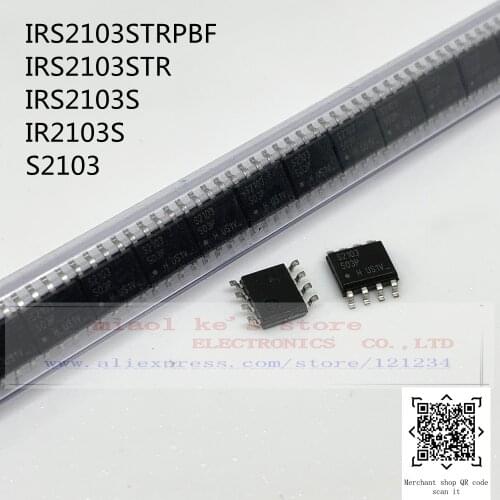 [ 10pcs ]100%New original: IRS2103STRPBF IRS2103STR IRS2103S IR2103S S2103 - IC DRIVER HALF-BRIDGE HV 8-SOIC