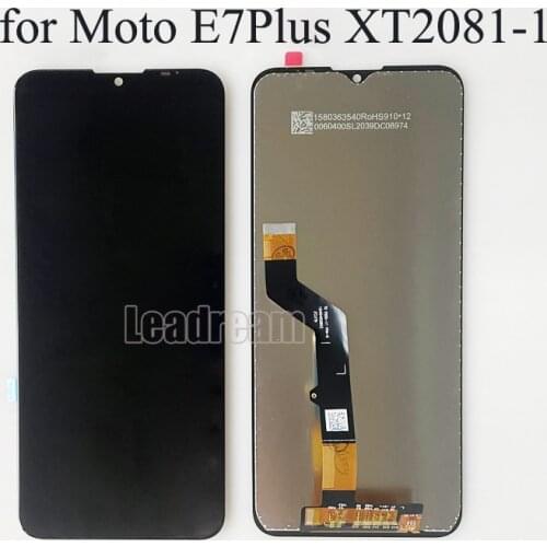 5Pcs Original for Motorola Moto E7 Plus lcd with Frame display touch screen digitizer Assembly for Moto E7Plus lcd XT2081-1