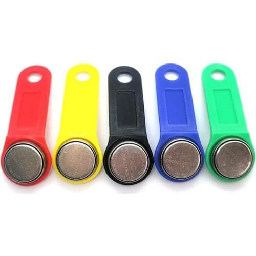 100 pcs Dallas DS1990A DS1990A-F5 IButton I-Button Multicolor optional Electronic Key IB Tag Cards Fobs TM Cards