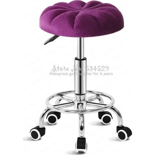 30% B Bar Chair Lift Beauty Chair Home Bar Bar Stool Nordic Wrought Iron Bar Chair European Minimalist Rotating Pulley Stool