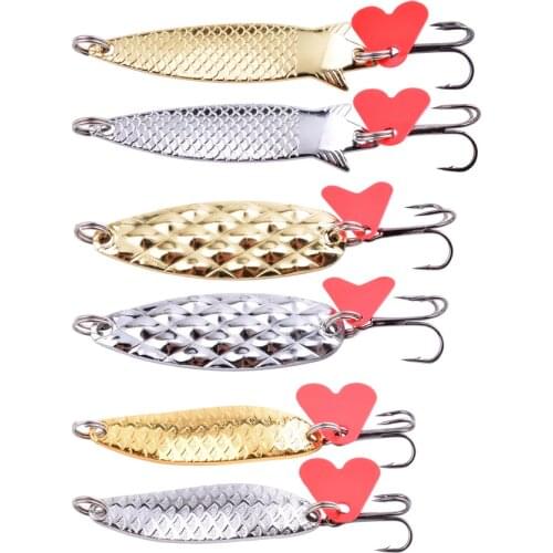 1pcs Metal Spinner Spoon Fishing Lure Hard Bait Jig Vib Sequins Sinking 5g-8g Sea Vibe Fishing Lures for Bass Pike Perch