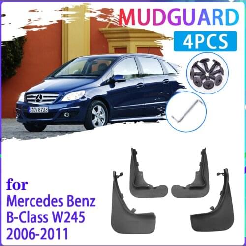 Car Mud Flaps for Mercedes Benz B Class B-Class W245 2006~2011 2009 2010 Mudguard Splash Guards Fender Mudflaps Auto Accessories