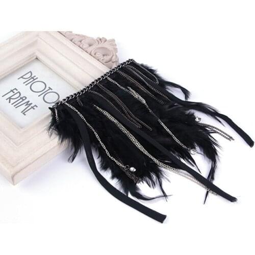 Feather Epaulette/epaulet shoulder/charreteras bling host kpop clothing accessories suit decoration brooches/broches/brosche