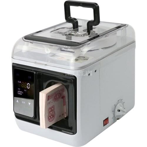 GD326 Portable Touch LCD Display Paper Currency Banknote Binder Bundling Machine Money Bundle Packer Money Strapping Machine