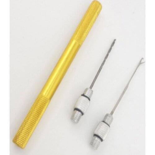 Carp Fishing Baiting Pellet Hair Rigs Needles Drills Splicing Making Tools Drill Rigs Loading Accessories