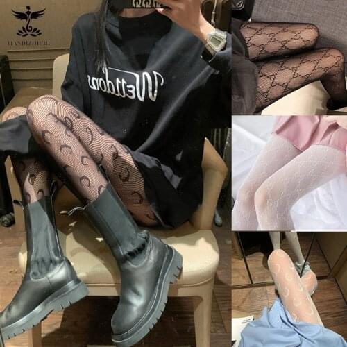 Halloween Skull Pattern Sexy Legged Net Stockings Fishing Small Mesh Pantyhose Hollow Silk Tights