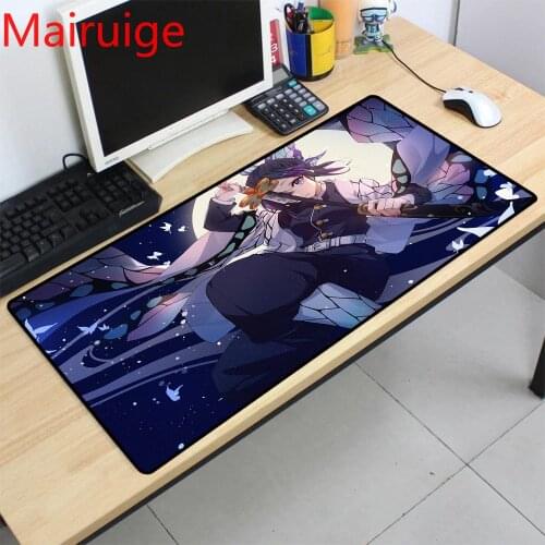 Mairuige Sword Girl Samurai Anime Mouse Pad Game Console Accessories Wireless Charging Mousepad Desk Mat Gaming Mouse Pad