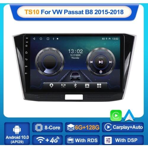 MEKEDE Android 10 Radio Stereo For VW Passat b8 Magotan 2015-2018 GPS Navigation Car DVD Player Multimedia Auto Radio Player BT