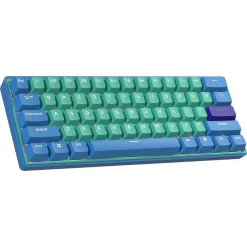 BOYI 61 Mini RGB Hot Swappable Bluetooth Keyboard,Wireless Bluetooth 5.1/Type-C Wired Dual Mode Gaming Mechanical Keyboard