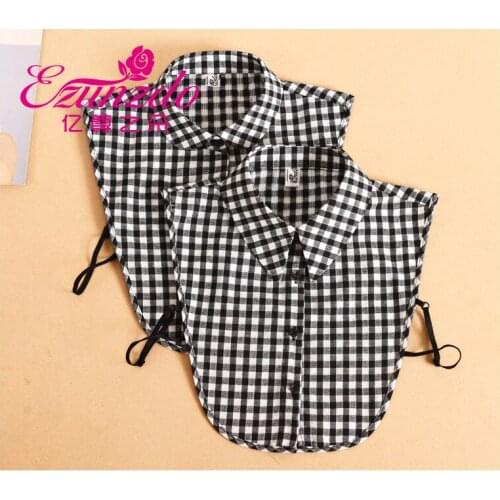 Sweet Doll False Fake Collar Ruffles Trim Detachable Half Ruffles Detachable Lapel Fake Collar Cute Doll Ruffles Lace Splicing