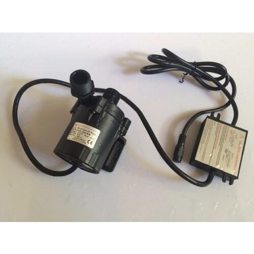 12V Micro Brushless DC Submersible Water Pump, DC50E-1280S, Max Head 8M, 1000LPH, 43W, Low Noise, With High Temp. 100C Standing