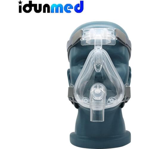 BMC CPAP Full Face Mask With Adjustable Headgear 3 Size Cushions For Medical Air Breathing Machine Sleep Apnea Anti Snoring