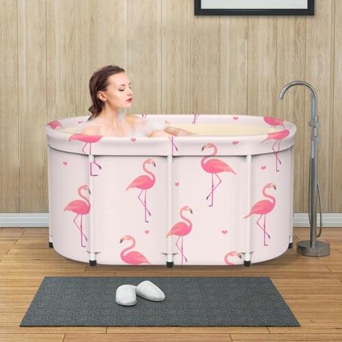 Portable Bathtub Barrel Thickened Plastic Folding Large Adult Bath Tub Household SPA Full Body Hot Tub Bathroom Supplies