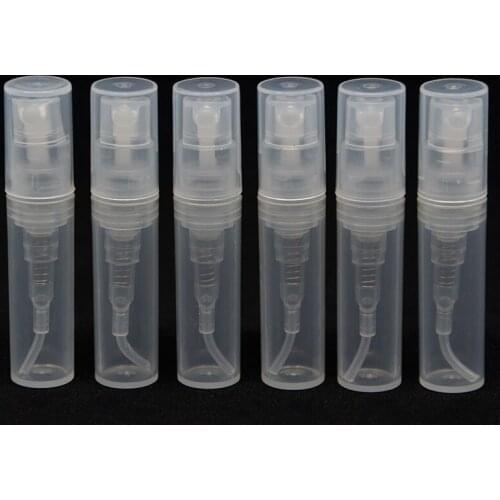 7pcs 2ml New Mini Refillable Portable Perfume Bottle Empty Spout Refillable Bottle Small Sale Sample Perfume Nebulizer