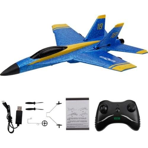 FX828 RC Airplane EPP Fighter Control Glider Ruggedness Inertial Foam Airplan Toy Aircraft Model Outdoor Education Toys
