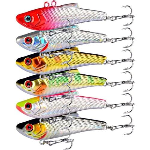 Fishing Lure Artificial Fake Bait Vivid Attractive Fishing Accessories VIB Swimbait for Outdoor Fishing Tackle