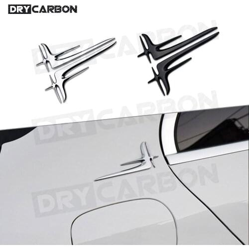 Universal Rear Side Molding Decorative Strips Trim for Mercedes Benz C E Class W205 W212 2014-2017 Car Accessories